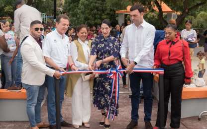 Entregan parque en Salinas, Barahona en Repblica Dominicana