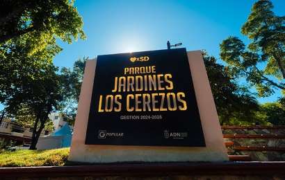 Inauguracin del parque Jardines Los Cerezos por Banco Popular y ADN