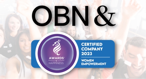 OBN & gana el premio Dragon Awards of Happiness WOMEN EMPOWERMENT 2023 por igualdad de gnero y empoderamiento femenino 